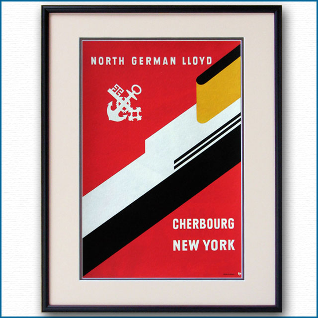 1960年 NDL北ドイツロイドのポスター 2719LL