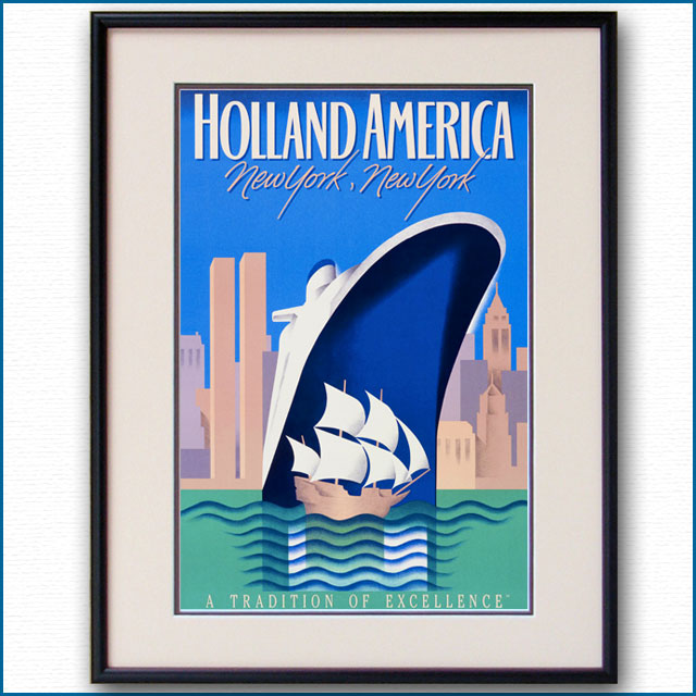 1979年 ホーランドアメリカライン 客船ロッテルダムのポスター 2868LL