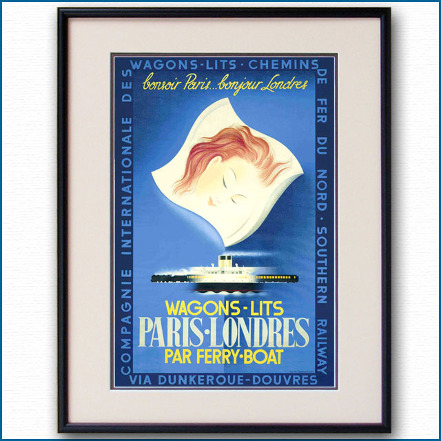 1936年 ロンドン・パリ ワゴン・リのポスター 2969LL