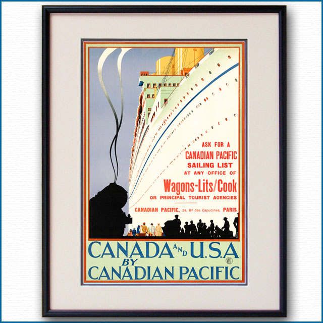 1930年 ワゴンリ・クック・CPL 大西洋横断のポスター 3079LL